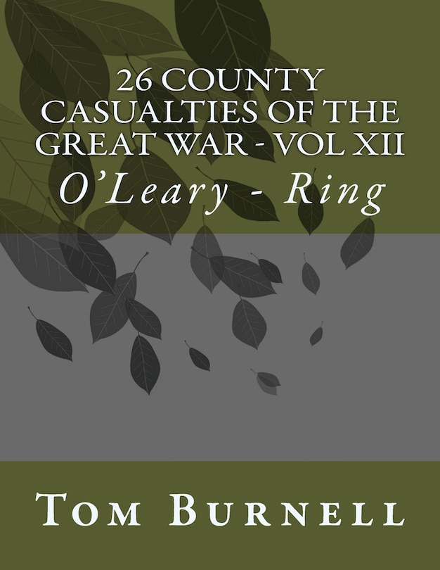Couverture_26 County Casualties of the Great War Volume XII