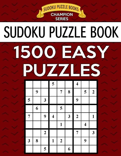 Couverture_Sudoku Puzzle Book, 1,500 EASY Puzzles