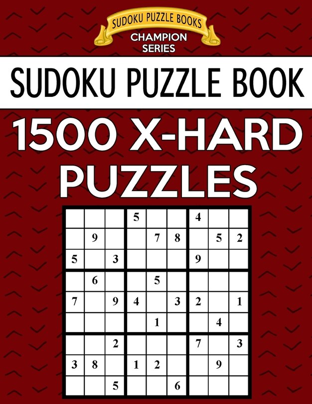 Couverture_Sudoku Puzzle Book, 1,500 EXTRA HARD Puzzles