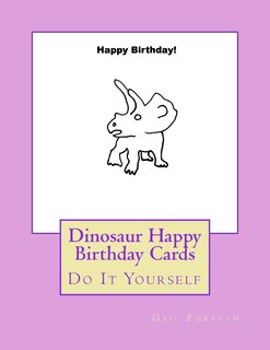 Front cover_Dinosaur Happy Birthday Cards