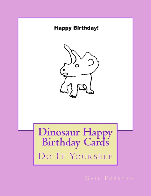 Front cover_Dinosaur Happy Birthday Cards