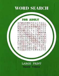 Front cover_Word Search For Adult Large Print