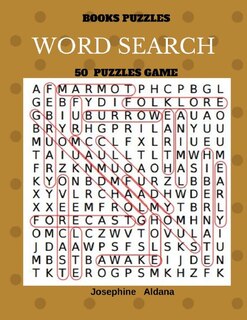 Books Puzzles Word Search 50 Puzzles Game: Large Print Word Find