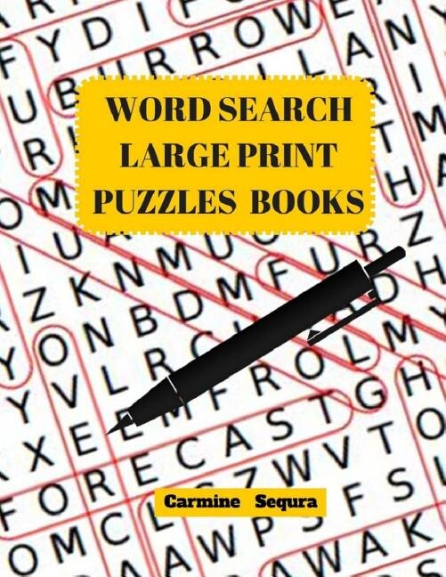 Front cover_Word Search Large Print Puzzles Books