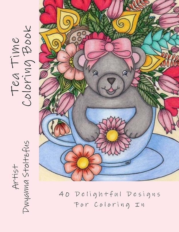 Front cover_Tea Time Coloring Book