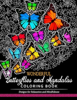 Couverture_Wonderful Butterflies and Mandalas Coloring Book