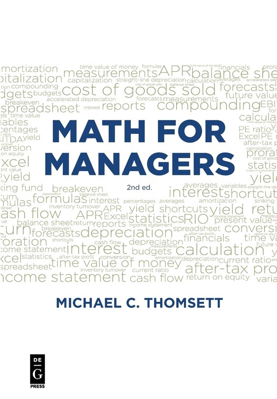 Front cover_Math for Managers
