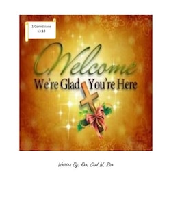 Front cover_Welcome Home We're Glad You're Here