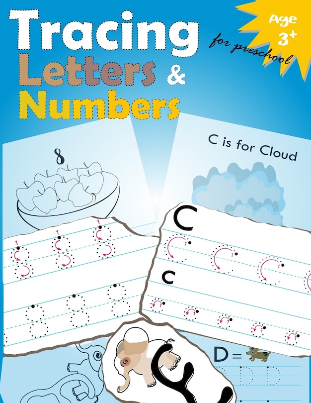 Front cover_Tracing Letters and Numbers for Preschool