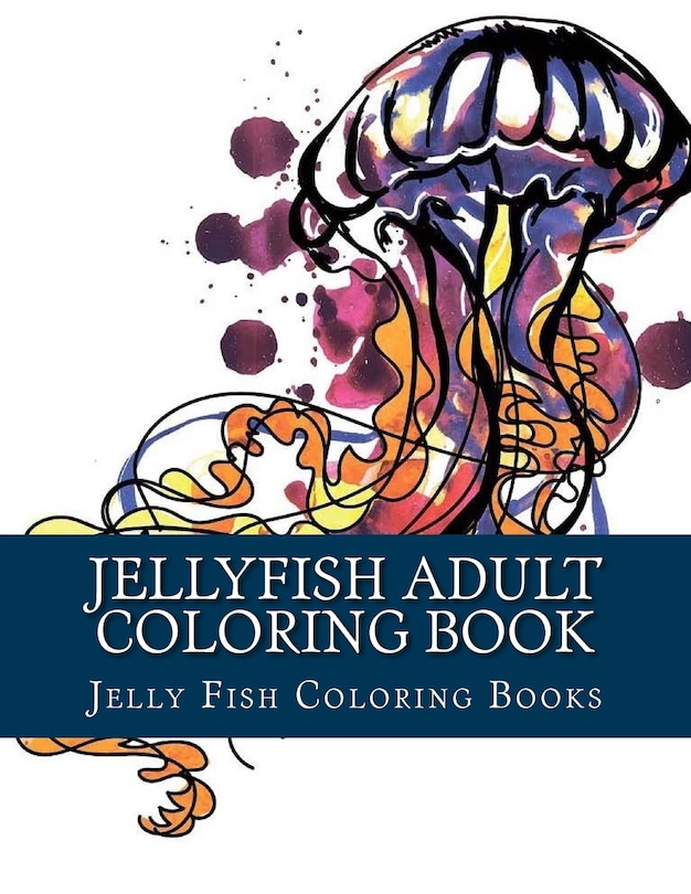 Couverture_Jellyfish Adult Coloring Book