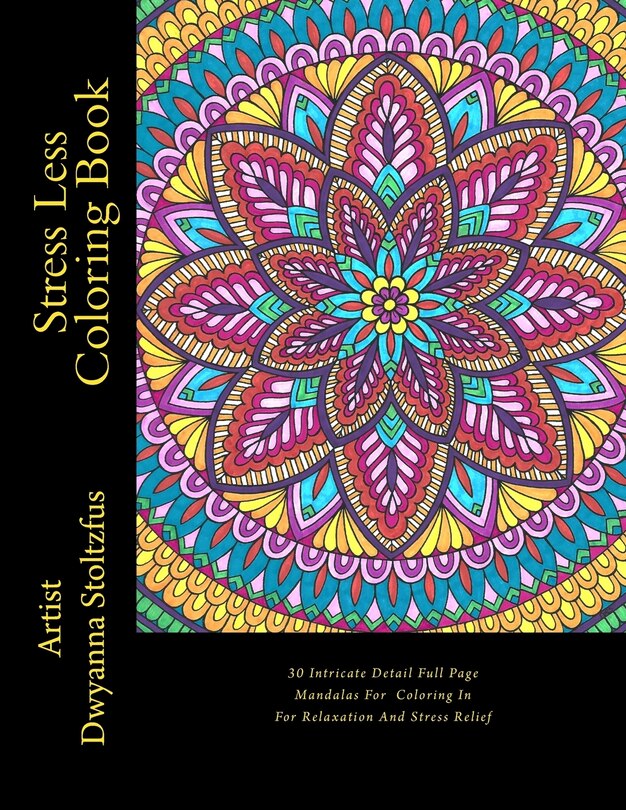 Front cover_Stress Less Coloring Book