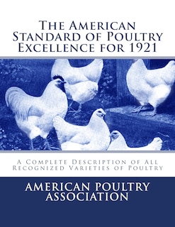 Couverture_The American Standard of Poultry Excellence for 1921