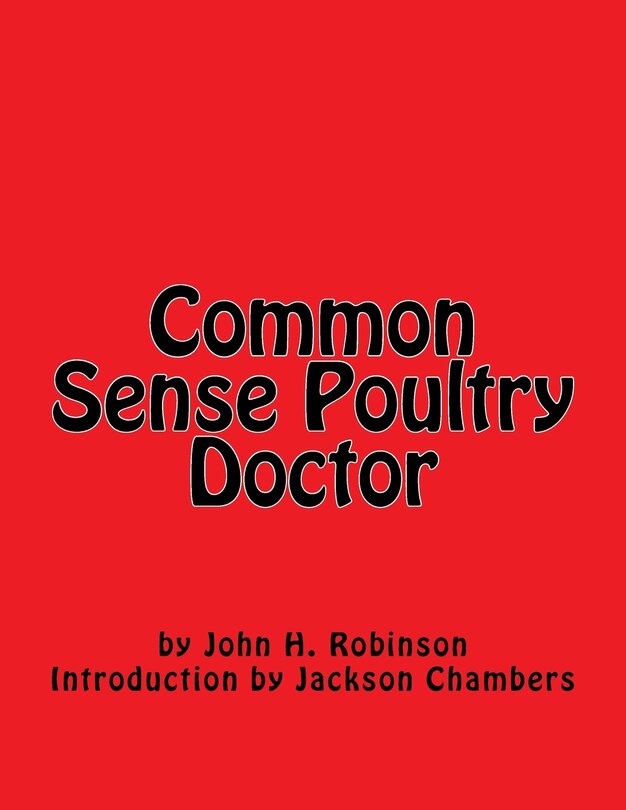 Front cover_Common Sense Poultry Doctor