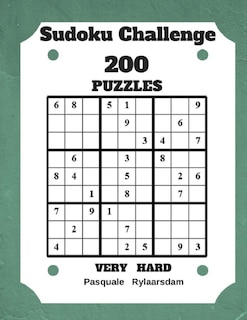 Front cover_Sudoku Challenge 200 Puzzles Very Hard