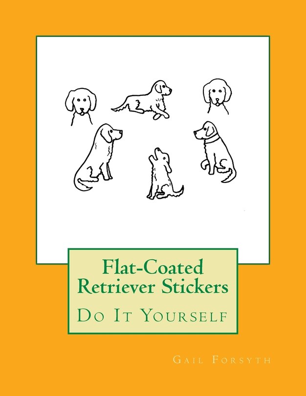 Front cover_Flat-Coated Retriever Stickers
