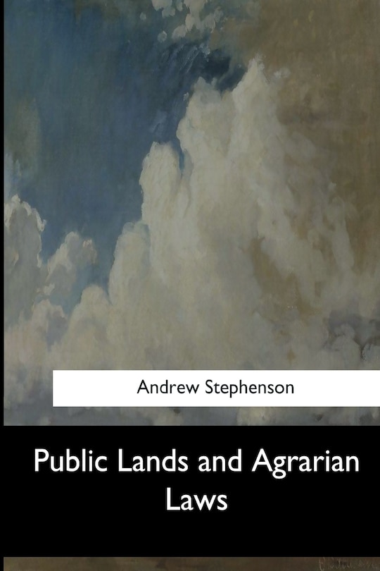 Couverture_Public Lands and Agrarian Laws