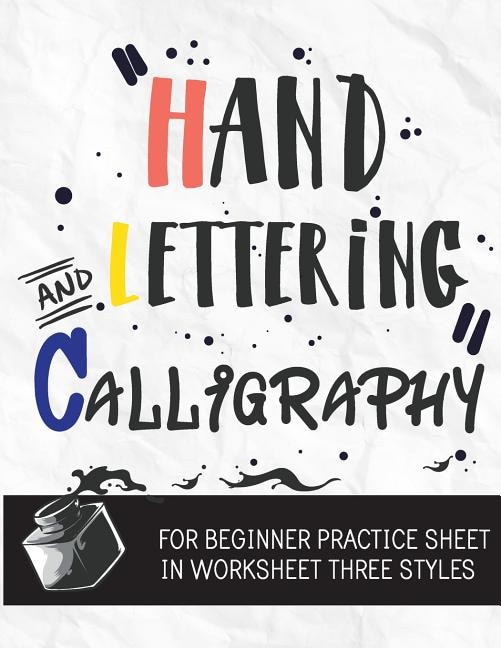 Front cover_Hand Lettering & Calligraphy for Beginner Practice Sheet