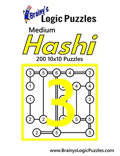 Couverture_Brainy's Logic Puzzles Medium Hashi #3