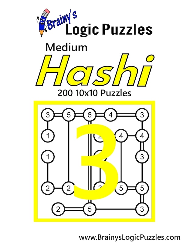 Couverture_Brainy's Logic Puzzles Medium Hashi #3