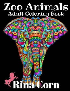 Zoo Animals Adult Coloring Book: Majestic Animal Illustrations for Creative Fun