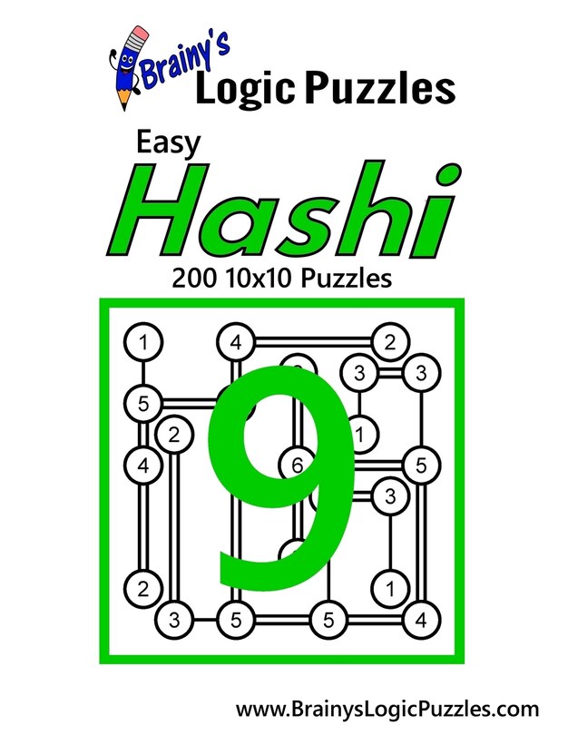 Couverture_Brainy's Logic Puzzles Easy Hashi #9