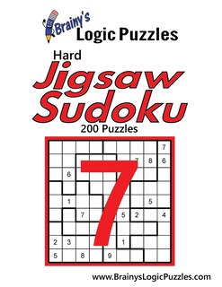Couverture_Brainy's Logic Puzzles Hard Jigsaw Sudoku #7