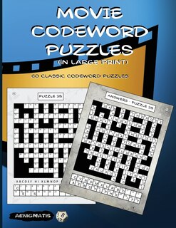 Couverture_Movie Codeword Puzzles (in large print)