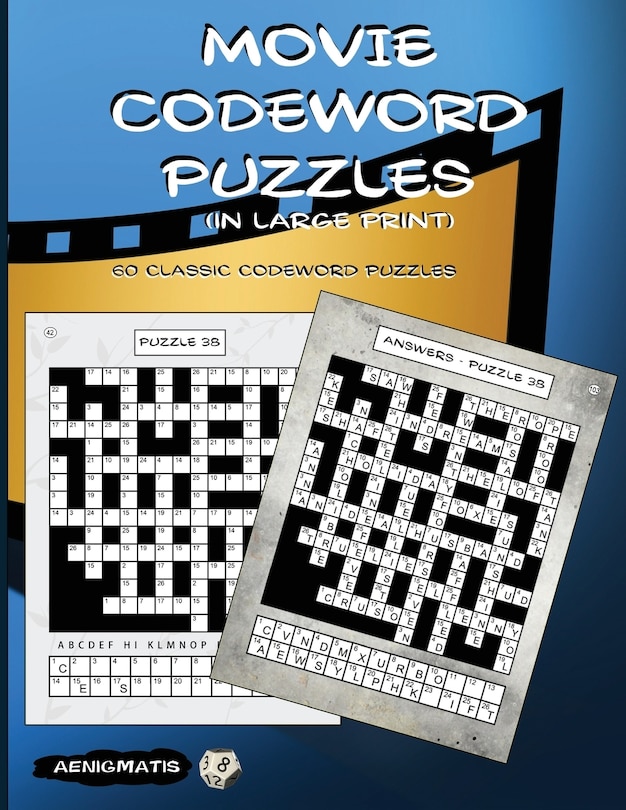 Couverture_Movie Codeword Puzzles (in large print)
