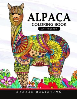 Alpaca Coloring Book: Animal Adults Coloring Book