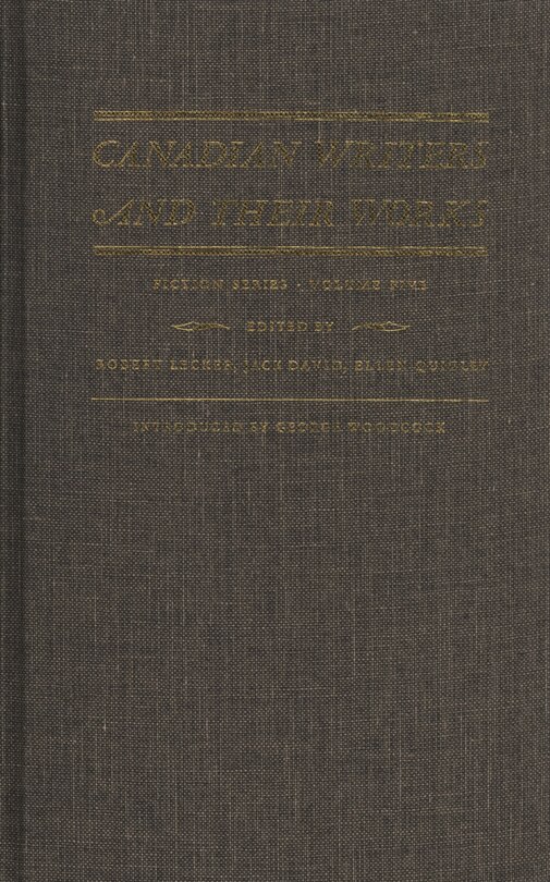 Couverture_Canadian Writers and Their Works — Fiction Series, Volume V