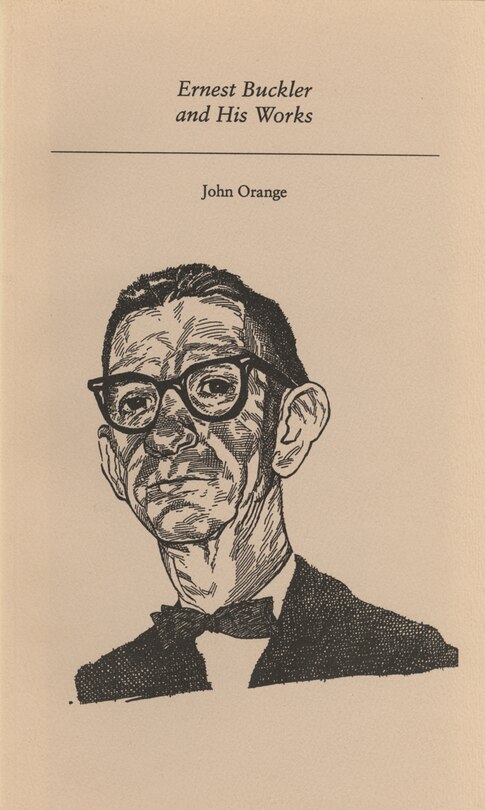 Front cover_Ernest Buckler And His Works