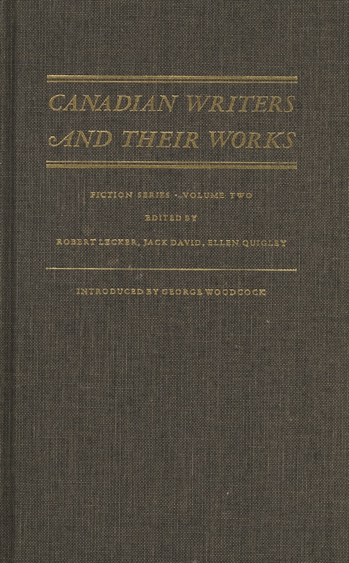 Couverture_Canadian Writers and Their Works — Fiction Series, Volume II