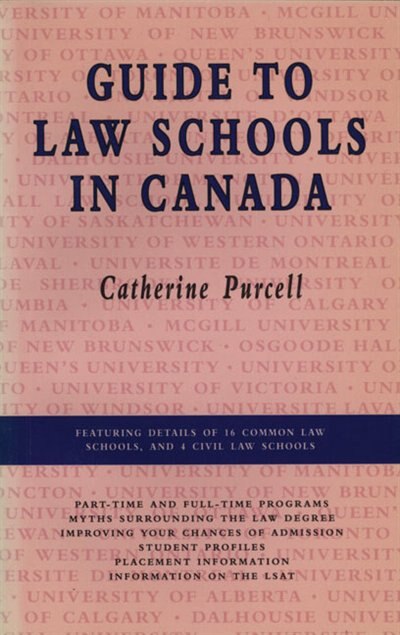 Guide To Law Schools In Canada