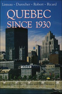 Front cover_Quebec Since 1930