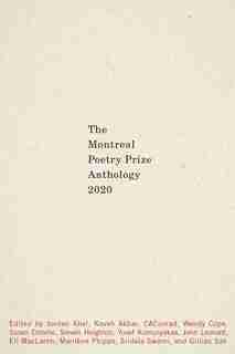 The Montreal Prize Anthology 2020 by Jordan Abel