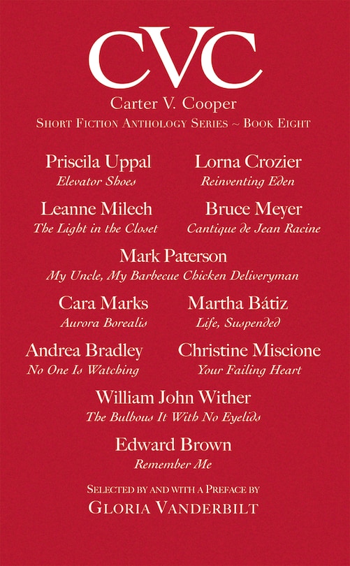 Front cover_Cvc8 Carter V Cooper Short Fiction Anthology, Book Eight