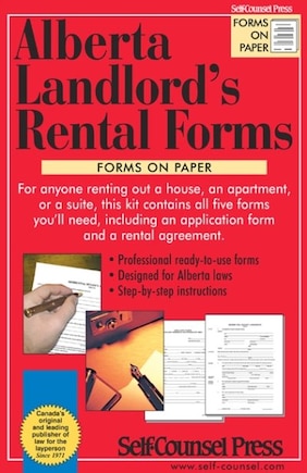 Landlord's Rental Forms - Alberta (Paper)