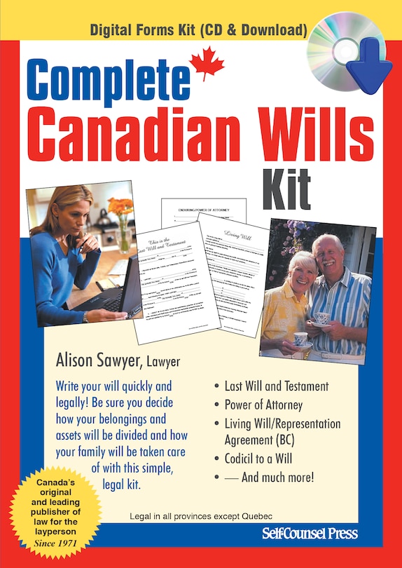 Couverture_Complete Canadian Wills Kit
