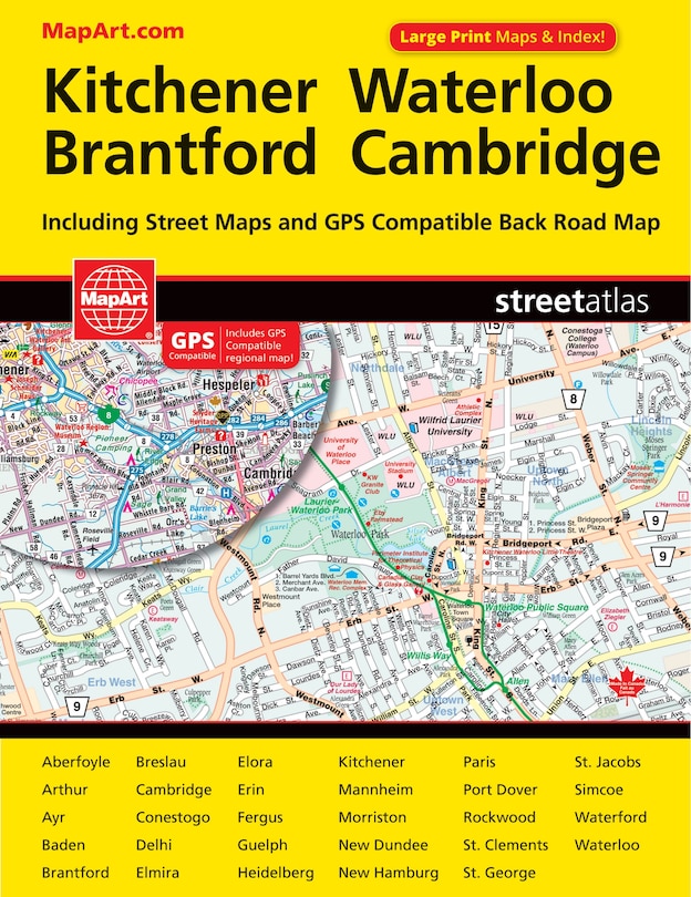 Front cover_Kitchener Waterloo Brantford Cambridge Street Atlas