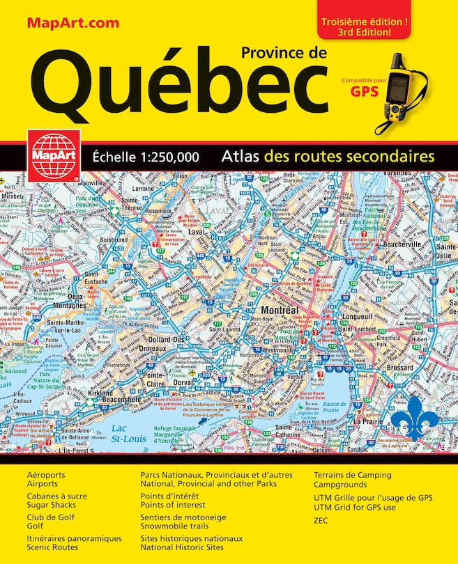 Front cover_Quebec Province Back Road Atlas