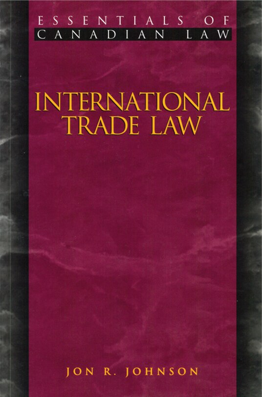 Front cover_International Trade Law