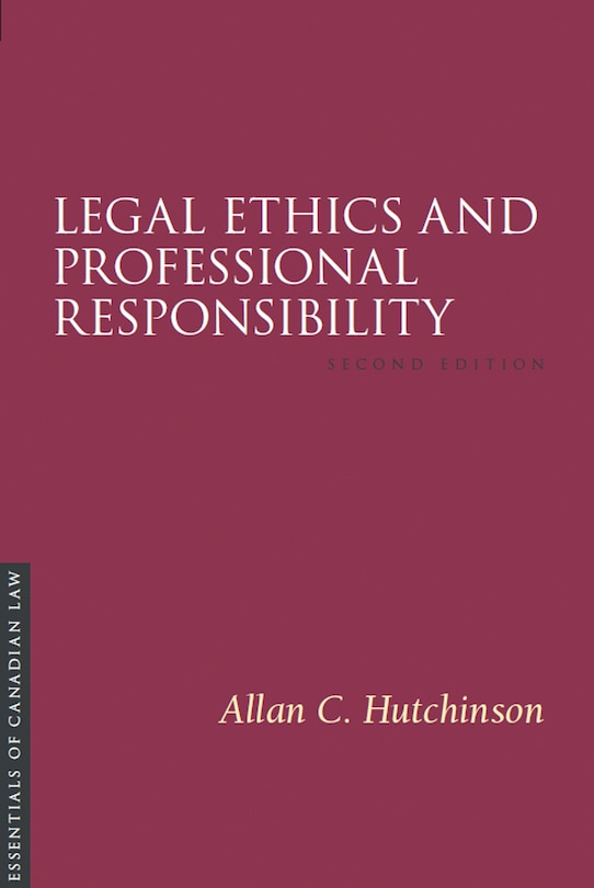 Front cover_Legal Ethics And Professional Responsibility, 2/e