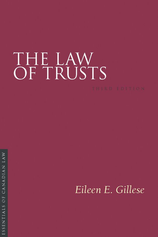 Front cover_The Law Of Trusts, 3/e