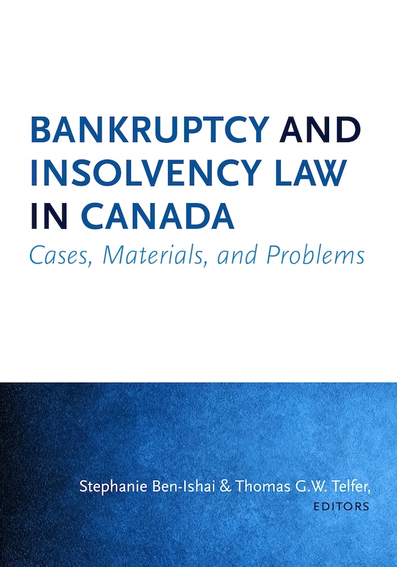 Front cover_Bankruptcy And Insolvency Law In Canada