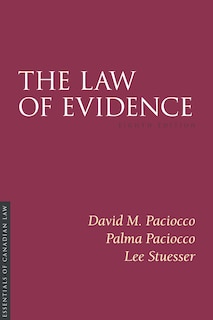 The Law Of Evidence, 8/e