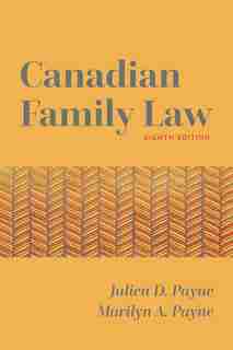 Canadian Family Law 8/e de Julien D. Payne