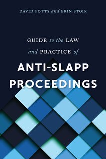 Couverture_Guide to the Law and Practice of Anti-SLAPP Proceedings