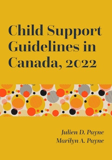 Front cover_Child Support Guidelines in Canada, 2022