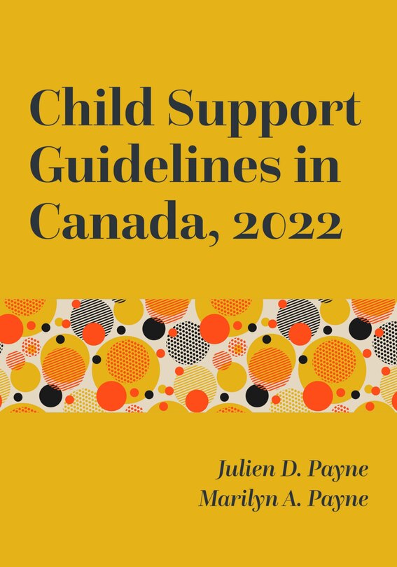 Front cover_Child Support Guidelines in Canada, 2022