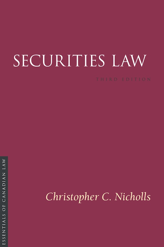 Front cover_Securities Law 3/e